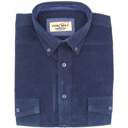 Koszula Formax sztruksowa granatowa