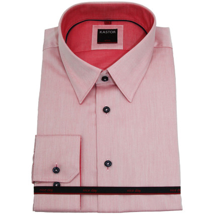 Koszula Kastor slim różowa
