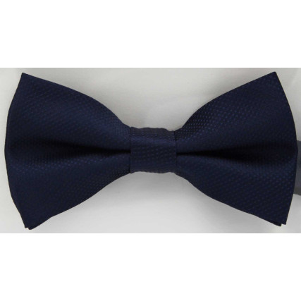 Muszka męska Graf Longina GRANATOWA z poszetką